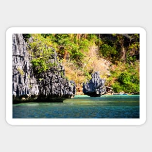 Lagon Ile de Coron, Philippines Sticker